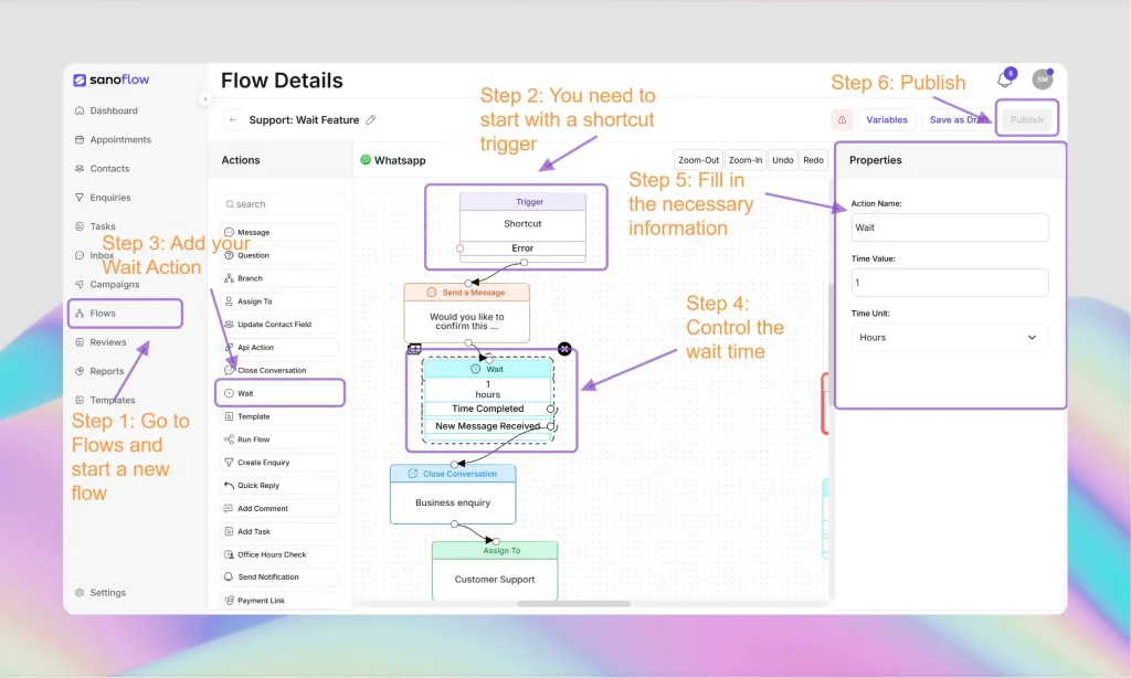 Flows Shortcut